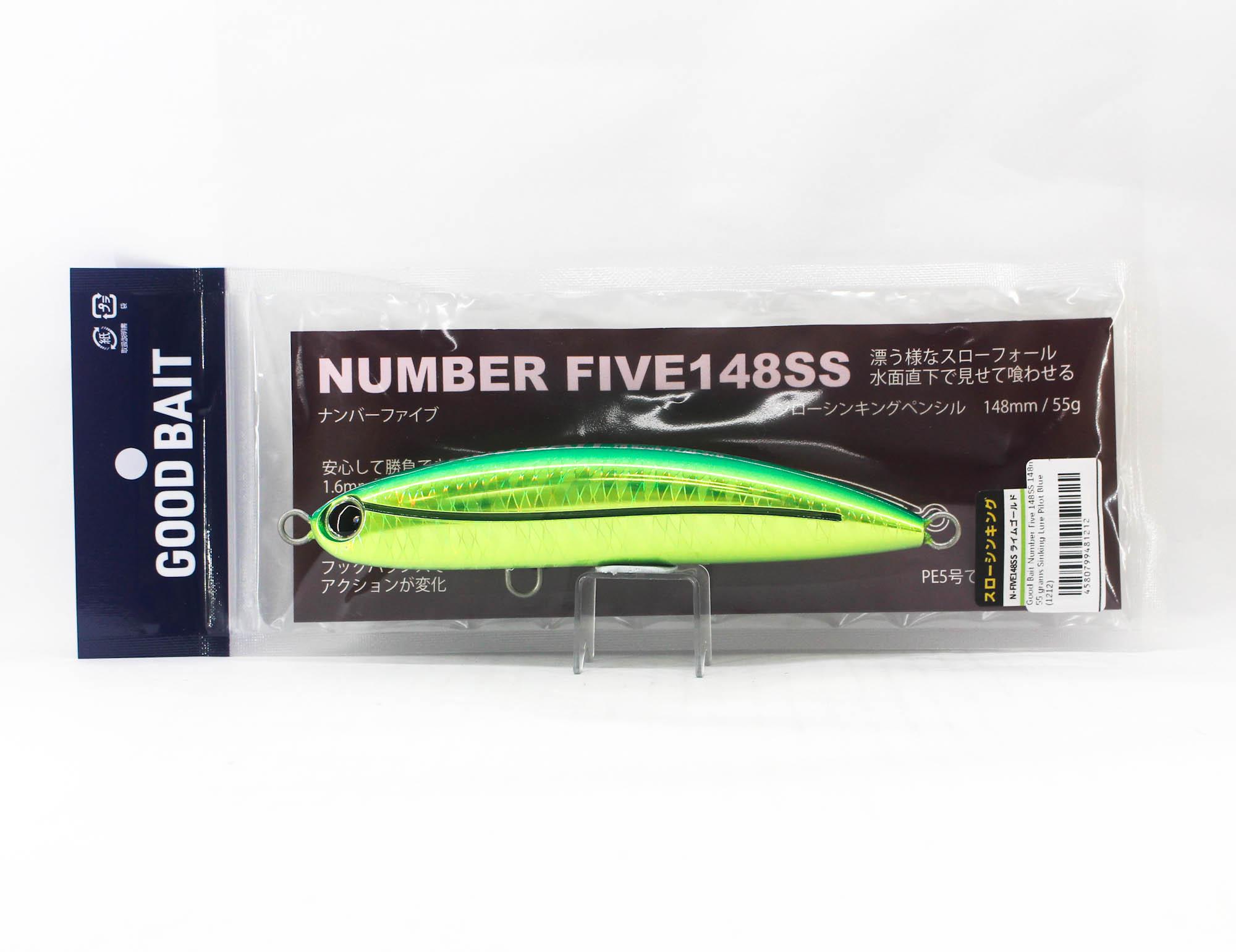 Good Bait Number Five 148SS 148mm 55 grams Sinking Lure Pilot Blue (1212)