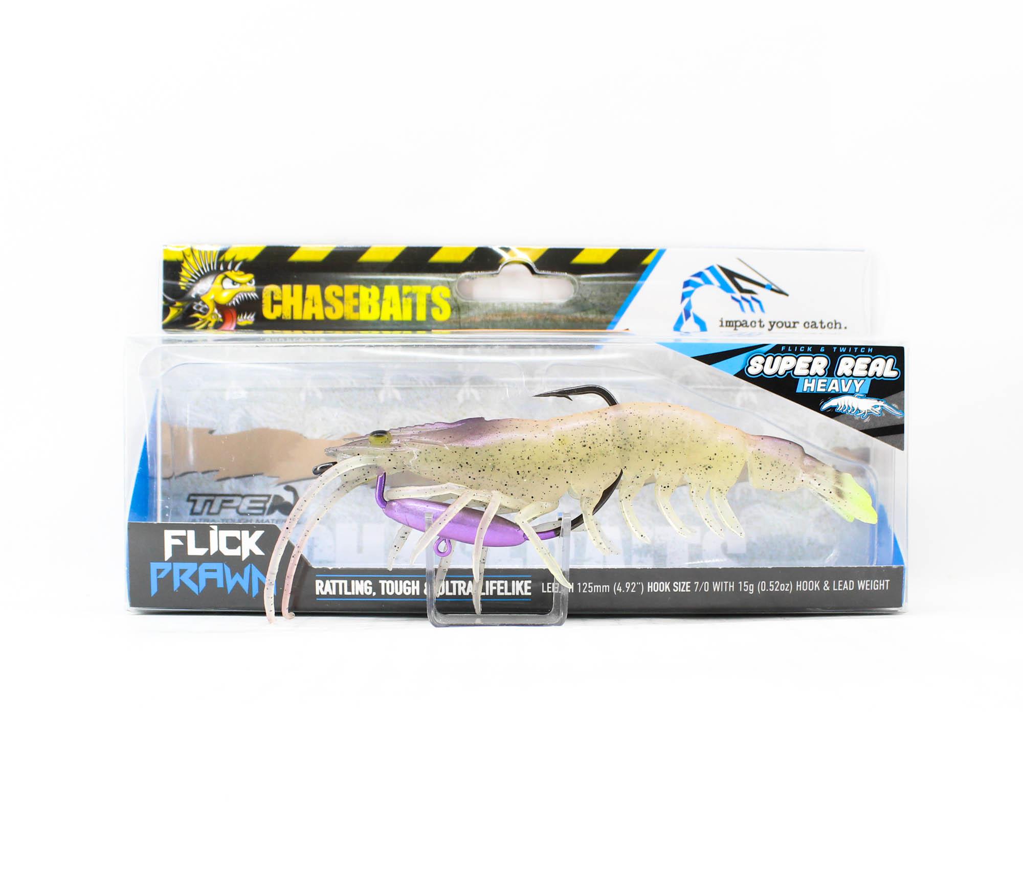 Chasebaits Flick Prawn Heavy 125 mm 15 grams Sinking Lure 01 (8435)