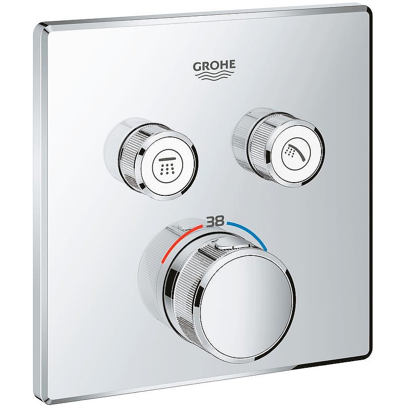 Смеситель для душа Grohe Grohtherm SmartControl 29124000 с термостатом Хром