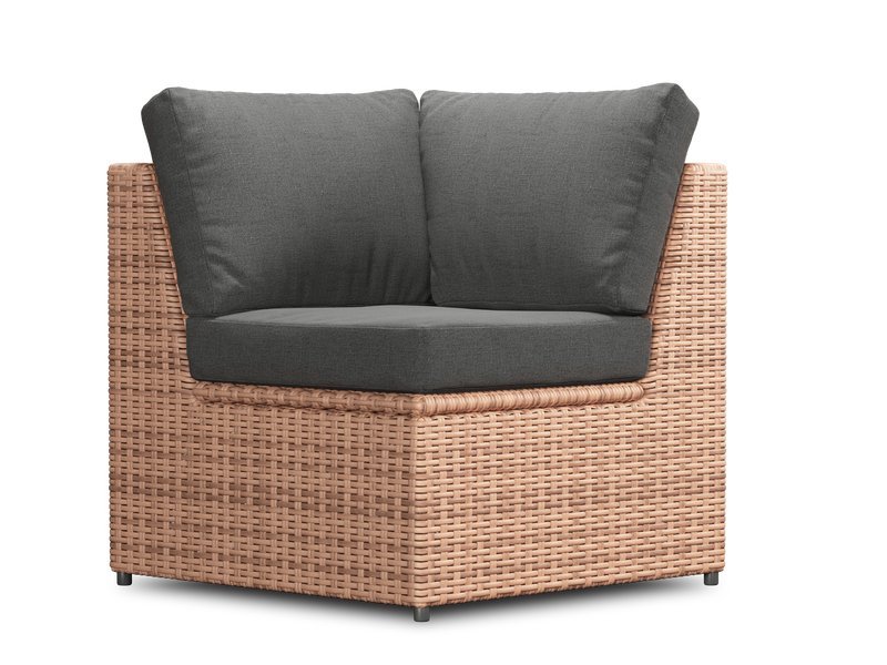 Угловое кресло Брайт-1 Textile Grafit